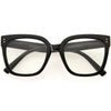 Oversized High Fashion Thick Rimmed Square Blue Light Glasses D292
