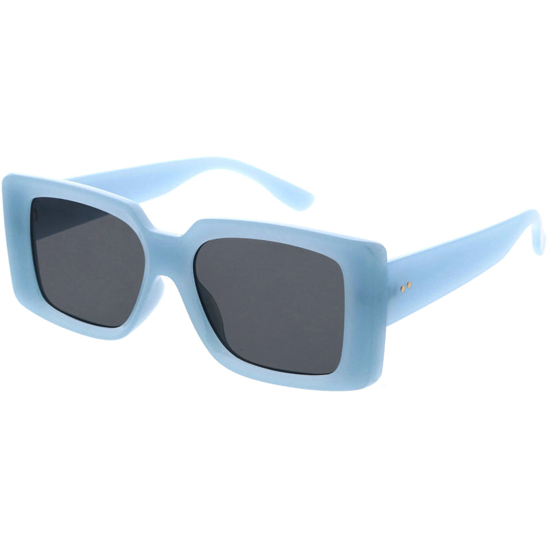 Chunky Retro Glam Medium Square Sunglasses D302