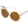 Retro Chic Boho-Inspired Oversize Butterfly Sunglasses D312