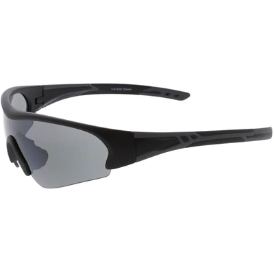 Outdoor Sports Half Frame TR-90 Polarized Shield Sunglasses C538